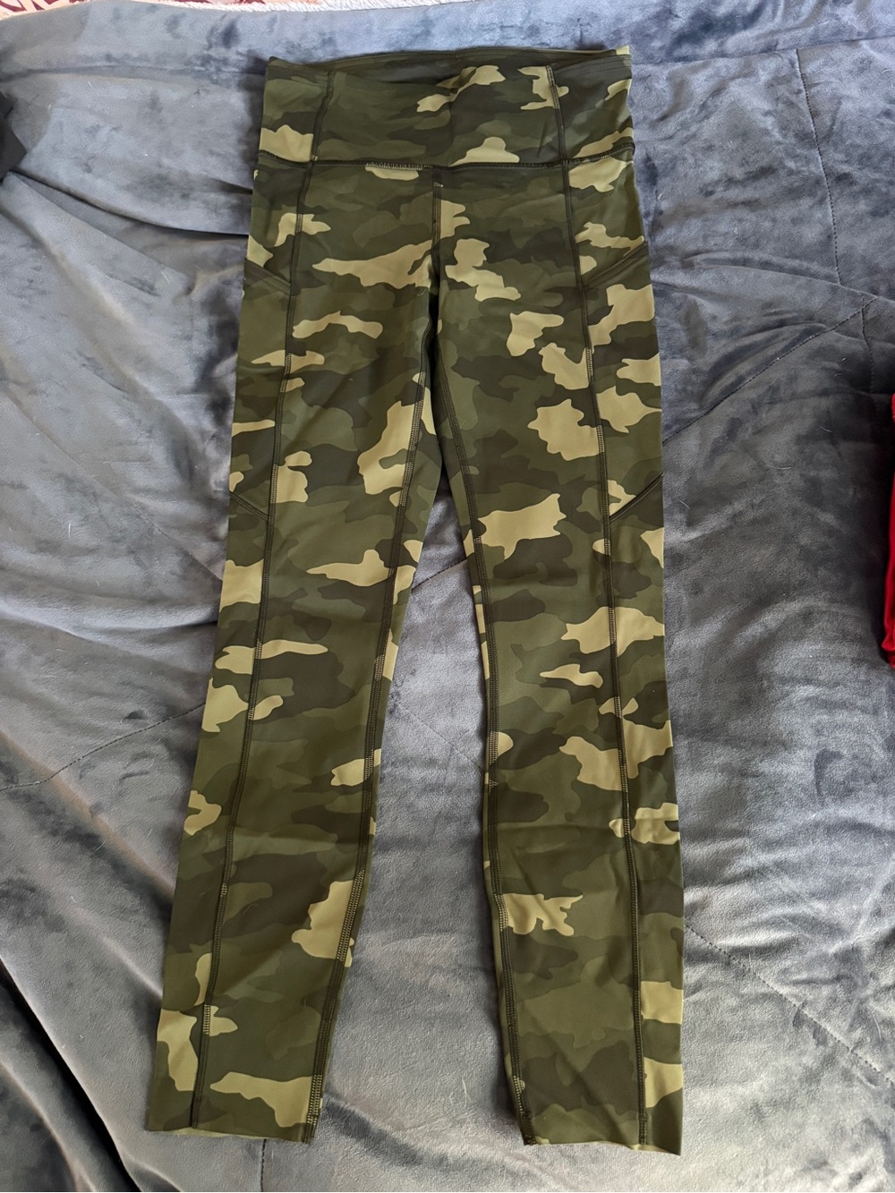 Fast&Free lululemon athletica Olive Green Camo High-Waist Leggings